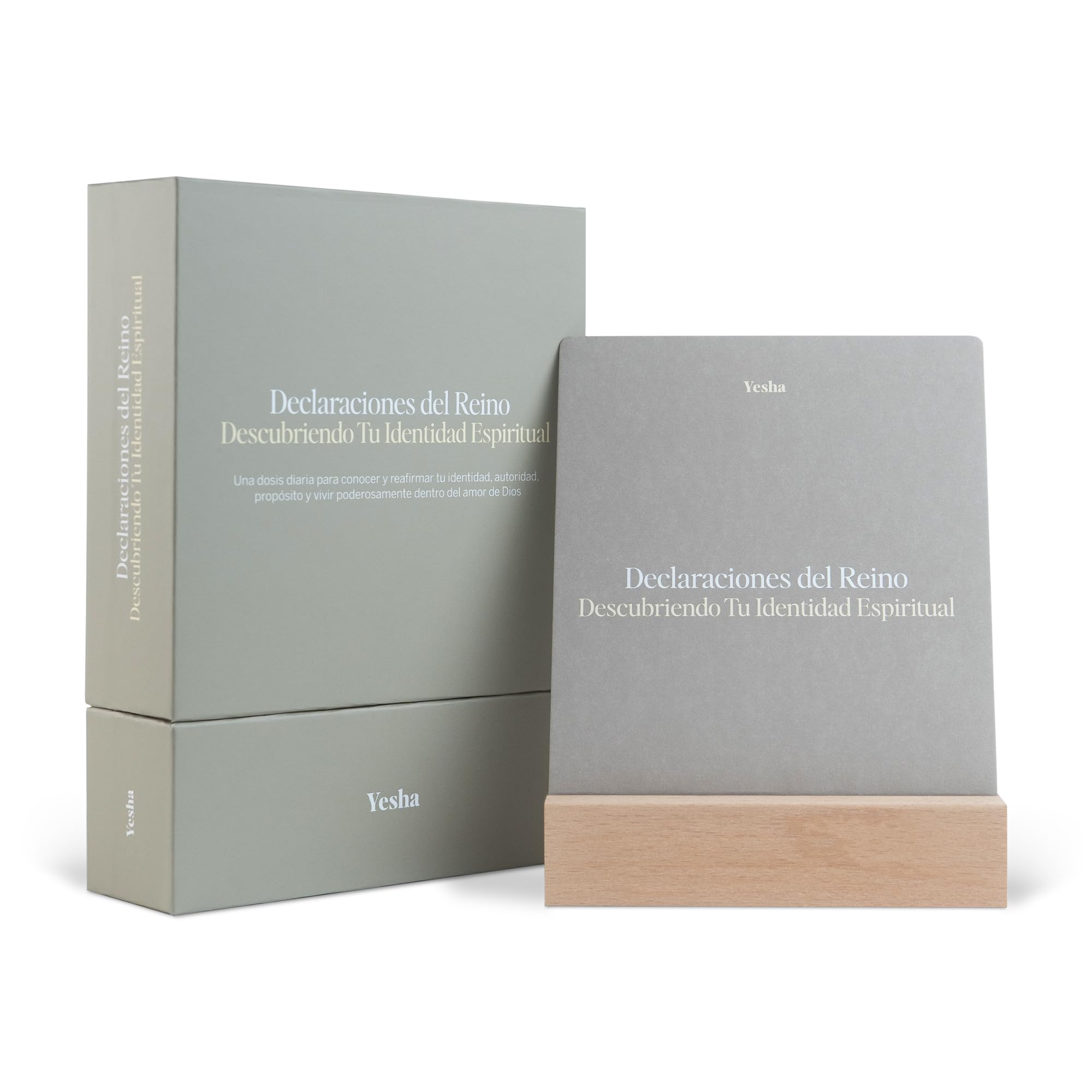 Yesha Set de Tarjetas Cristianas con Versículos y Afirmaciones para Mujeres – 52 Tarjetas Diarias para Oración, Meditación y Crecimiento Espiritual – Regalo Espiritual, Positivo y Motivador