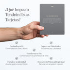 Yesha Set de Tarjetas Cristianas con Versículos y Afirmaciones para Hombres – 52 Tarjetas Diarias para Oración, Meditación y Crecimiento Espiritual – Regalo Espiritual, Positivo y Motivador