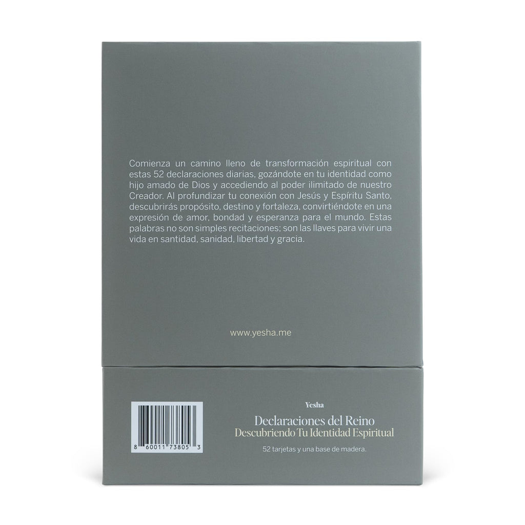 Yesha Set de Tarjetas Cristianas con Versículos y Afirmaciones para Hombres – 52 Tarjetas Diarias para Oración, Meditación y Crecimiento Espiritual – Regalo Espiritual, Positivo y Motivador