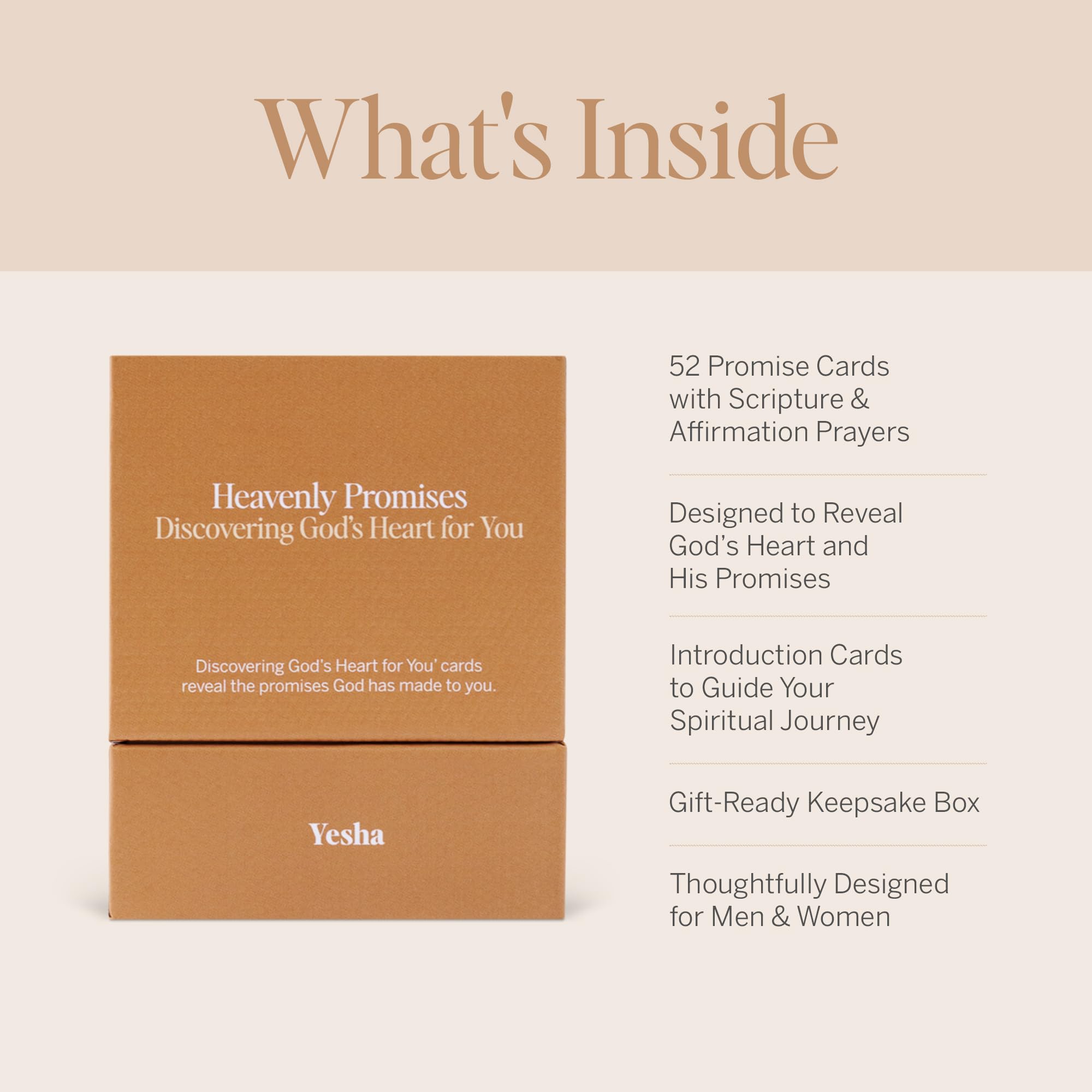 Christian Promise Cards for Men & Women – 52 Bible-Based Scripture and Prayer Cards with God’s Promises – Faith Gifts for Daily Encouragement, Devotionals, Healing, Reflection & Spiritual Growth