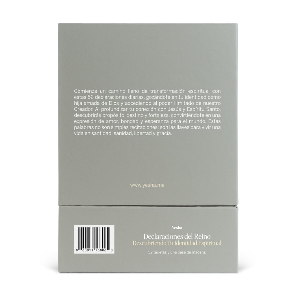 Yesha Set de Tarjetas Cristianas con Versículos y Afirmaciones para Mujeres – 52 Tarjetas Diarias para Oración, Meditación y Crecimiento Espiritual – Regalo Espiritual, Positivo y Motivador