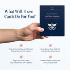 Christian Declaration Cards for America – 52 Patriotic Prayer Cards to Declare God’s Truth, Revival, and Restoration Over the Nation – Faith-Based Gift for Spiritual Awakening, Intercession, and Daily Inspiration