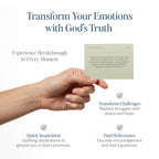 Christian Bible Verse & Declaration Cards – 100 Mini Scripture Cards for Spiritual Strength, Breakthrough, and Deliverance – Faith-Based Gift for Temptation, Depression, Hopelessness, and Inner Healing